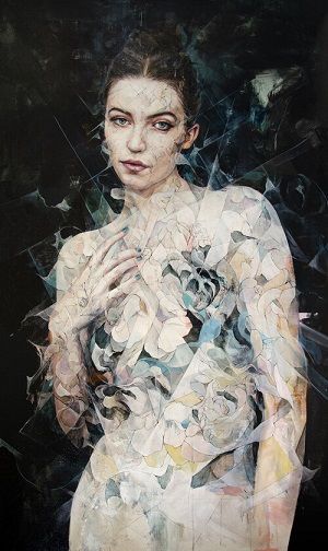 Supporting Artists - Painting by AIDEN KRINGEN - Portrait of a woman
