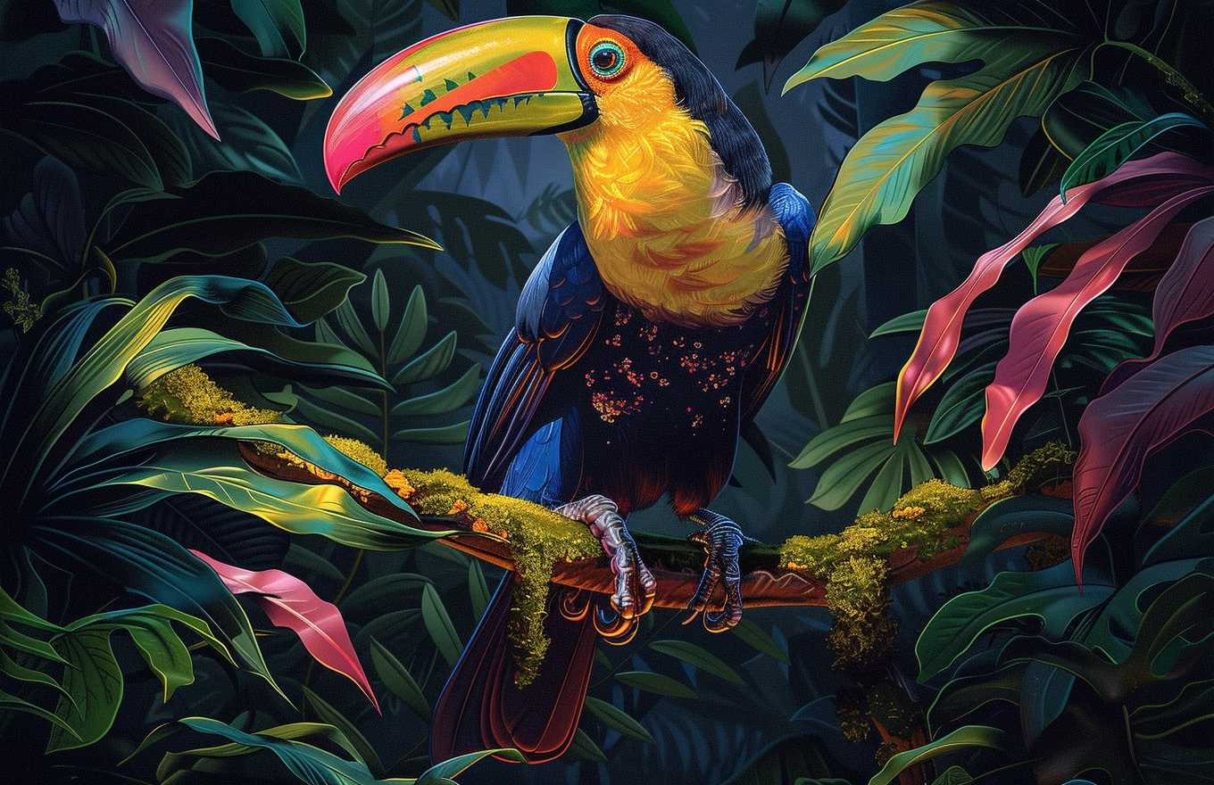 Black-Mandibled Toucan BY Göke